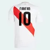 2024 Peru Soccer Jerseys Home Away Copa Football Shirts 23 24 Pizarro Farfan Cueva Eleccion Peruana Cuevas Solano Flores Cubillas Pineau Shirt