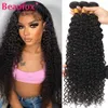 Beaufox Malaysian Curly Heum Hair Bundles Water Wave Wave Bundles 1/3/4 Bundle Offres Remy Ocean Wave Hair Bundles Extensions bon marché