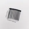 Hair Clips 10pcs 3.8cm 10Teeth Retro Plate Hat Bottom Clip Iron Twist Insert Comb Handmade Accessories Welded Wire Combs