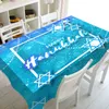 Passover Rectangle Tablecloth Jewish Hanukkah Star of David Table Decor Mat Holiday Home Party Restaurant Decor Cover Table