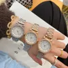 Женские часы бренд Es Women La Girl Beautiful Crystal Style Metal Steel Band Quartz Luxury Wrist CH49 L46