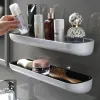 Półka łazienkowa bez organizatora do przechowywania prysznic szafy czarne/szare półki narożne na ścianie Materiał ABS Materiał toaletowy Uchwyt szamponu