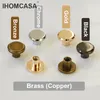 Ihomcasa Pink Cowhide Handle Furniture Drawer Children's Room Door Knob Kitchen Coopboard Shoe Cabinet Leathers Modern Style