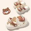 Zomer Baby Slippers Indoor Nonslip Soft Bottom Comfort Fashion Cute Childrens Hole Shoes Boys Girls Kid buiten Sandalen 240409