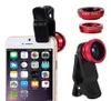 Fisheye Lens 3 i 1 mobiltelefonlinser Fish Eye Wide Vinle Macro Camera Lens för iPhone 7 6s Plus 5S5 Xiaomi Huawei Samsung5448804