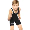 Kids Wrestler rajstopy jednoczęściowe wrestling singlet wyścigowe ubrania gimnastyczne strój wiosłowy garnitur podnoszący rajstopy dziecięce zapasy dzieci