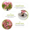 Dekorativa blommor konstgjord blomma emulerade tall bonsai hushållsdekoration faux plastimitation