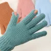 Unisex Knitted Gloves Exposed Finger Touch Screen Gloves Outdoor Cycling Driving Skiing Mittens Knitting Five-finger Mittens New