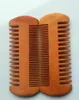 Pocket Wood Beard Comb Double Sides Super smala tjocka trä Combs Pente Madeira Lice Pet Hair Tool XB14542683