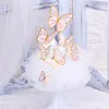 Party Supplies Girl's Back Butterfly Happy Birthday Cake Toppers Wedding Topper Decoration Decoration Baby Shower Gift