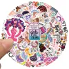 50 / 100pcs Féminisme Graffiti Autocollants Femme DÉCALANTS POUR LAPTOPT CORSTOCT DE GUITARE CASHET Scrapbook Stickers Téléphone