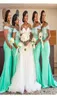 Glitter Sequined Satin African Bridesmaid Dresses Off Shoulder Sexy Mermaid Wedding Guest Prom Gowns Maid Of Honor Dress4899173