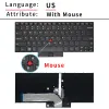 Tastaturen US -Laptop -Tastatur für Lenovo ThinkPad E40 E50 E420 E420S E320 E325 E425 S420 E520 E525 E520S Notebook Englische Tastatur