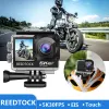 Kamery 5K Kamera akcji 4K 60fps 24mp 2.0 Dotknij LCD Antishake Dual Screen Waterproof Waterproof Pilot Control 4x 9 Pro Sport Helmet Camera