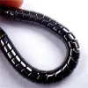 Bracciale per terapia magnetica perdita di peso per uomini donne geometriche perle di pietra di ematite nera elastica gioielli bracciale per l'assistenza sanitaria