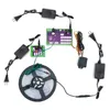 Mysterious Studio Escape Room knocking Belt Prop vibration sensor to light up the RGB led strip to unlock Knock Version