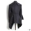 Capas de zanja para mujeres abrigos para mujeres Long Cashmere Overcoats lana de lana femenina de manga tibia abrigo 240117 Drop de entrega de vestimenta