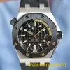 Schweizer AP Armband Watch Royal Oak Offshore -Serie Präzision Stahl Gummigürtel Automatische Maschinerie 15720 Luxus Uhr 15720CN.OO.A002CA.01