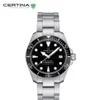 Montres-bracelets Certina Mens Watchs Top Brand Luxury Afficier Ultra Date Horloge mâle STRAP MALLE CAS CAS CAST