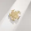 Ailonmei Blumenserie Brosche Schmuck für Frauenmode, übergroße Kleidung Brosche und Pin Weihnachtsgeschenke