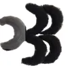 Indian Virgin Human Hair Piece 4mm Kinky Curl Afro Beard Male Hair Replacement for Black Men