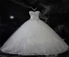 Sparling Beading Crystal Ball Suknie ślubne Koronekstone plus szata de Mariage Bridal Vestido de novia2936257