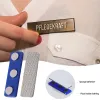 Broche en métal broche forte nom magnétique étiquettes pour femmes hommes travaillent badge fixer la carte d'identité de la carte d'identité durable