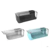 Plates 41XB Large Butter Dish With Knife And Lid Plastic Tray Container Kitchen Countertops Keeper Easy To Use