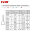 100Pcs E0508 E7508 E1008 E1508 E2508 Insulated Ferrules Terminal Block Cord End Wire Connector Electrical Crimp Terminator