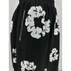 여성 넓은 다리 바지 가을 봄 봄 새로운 인기 오프셋 인쇄 느슨한 캐주얼 가드 바지 S-2XL