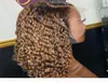 134 Curly Ombre T1b 27 Color Lace Lace Front Heuv Hair Wigs for Black Women Remy Hair Wig pré-cueilli les nœuds décédés 7600791