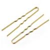 50pcs Hair Sticks U Forme des épingles de cheveux aiguilles pour les bijoux de la tête Faire du bricolage