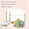 Montessori Didactic Material DIY Math Toy Color Shape Puzzle Matching Game Children Early Educational Learning Toy Teaching Aids