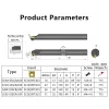 Инструмент внутреннего поворота S12M-SSSCR09 S14N-SSSCR09 S16Q-SSSCR09 S20R-SSSCR09 S25S-SSSCR09 Turne Turthe Turne Cnc Rutter Tool