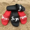 Slippers Brand Slippers for Men and Women Couples Mandarin Duck Beach One line Slippers with Thick Sole Black and Red Fashionable Outgoing Sandals for Summer J0409