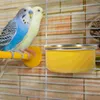 Other Bird Supplies Food Parrot Bowl Cage Water Dispenser Organizer Bowls For Glass Feeder Container