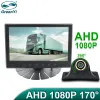 Greenyi 2023 New HD 7inch IPS Screen AHD Carking Monitor avec AHD 1080p Fisheye Golden Lens avant / côté / arrière View Camera