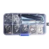 Eyeglasses Repair Kit Tiny Eyeglass Screws Repair kit Assortment with Micro Screwdriver Tweezer for Eyeglass Sunglass Repair