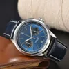 Leisure and Fashionable Men's Quartz Movement 5-pin Multifunctional Timing New Watch 1