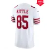 Wholesale MENS KIDS Christian Brock Patrick Purdy George Jersey Justin Nick Travis McCaffrey Fred Mahomes Kelce Bosa Kittle Warner All Stitched Jerseys