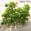 Home Garden Decorations Plantes artificielles 10pc 7 / 9cm Arbres Modèle Jardin Wargame Train Railway Scener architectural Paying