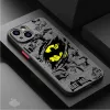 B-Batman S-Superman Logo Phone Case для Apple iPhone 15 Pro Max 13 14 плюс 12 Mini 11 Pro XR 8 SE 7 XS MAX MATTE Cover