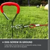 Dog Collars Ground Stake Metal Stakes For Pet Fence Dogs Large Lace Up Outside Heavy Duty
