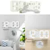 Produits d'achat horloge 3D LED ALARME DIGITAL ALOLIQUE Temps / date / température pour la maison / Cuisine / Corloges de bureau Jardin de décoration