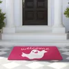 Bath Mats Pink Ghost Series HD Printing Custom Carpet Home Decor Mat Kitchen For Washroom Non-Slip Floor Yoga Door