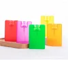 Storage Bottles 30pcs 20ml 20g Cardcase-like Plastic Perfume Spray Refillable Fine Mist Bottle Moisturizing Sprayer Hand Sanitizer