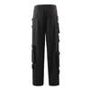 Fashion Cotton Utility Baggy Pocket Pants Wholesale High Waist Women Black Cargo Fitness Legging Skinny Casual