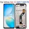 Zwart 6,82 inch voor Infinix Hot 12 Hot 12 Play NFC X6816 X6817 LCD Display Touchscreen Digitizer Paneel Assembly / met frame