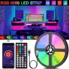 5M 10M Led Strip Rgb 2835 5V Room Light Tv Backlight Led Magic Home Bluetooth Controller Luces Led Lighting Bar D2.0