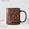 Muggar Mus Coffee Mu Readin Literary Motivational Novely Library Bookhelf Bookworm Book Lover Family Reader L49